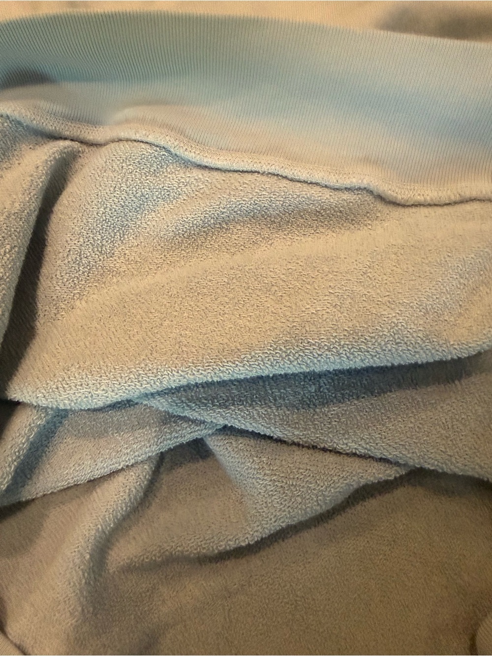 Skims. Boyfriend Fleece Lounge Hoodie. Zen Blue. Size Small. - Picture 10 of 11